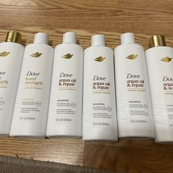 6 Dove Shampoo and Conditioner