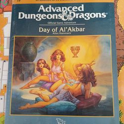 Advanced Dungeons And Dragons Day Of Al’Akbar Module I9 9178 1986