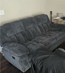 Trevor Gray 91'' Manual and electric Reclining Sofa set