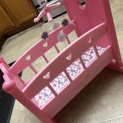 Pretend Play Rocking Crib 