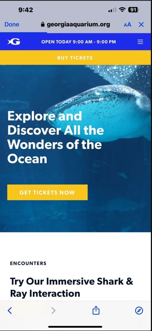 $15 Aquarium Tickets