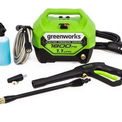 Greenworks 1800 PSI (1.1 GPM) Electric Pressure Washer PWMA Certified

