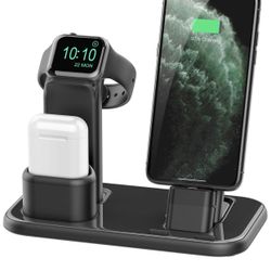 Beacoo Upgraded 3 in 1 Charging Stand for iWatch Series 5/4/3/2/1, Charging Station Dock Compatible with Airpods Pro/1/2 iPhone 11/pro/max/Xs/X Max/XR