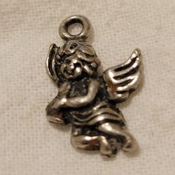 vintage cherub angel pendant charm