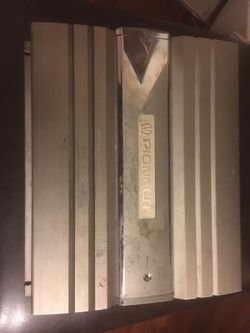 Gray Pioneer speaker amplifier