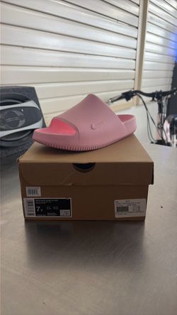 Nike calm slide 2.0 pink (size 7)