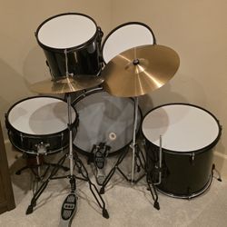 5-Piece Drum Set - Like New!