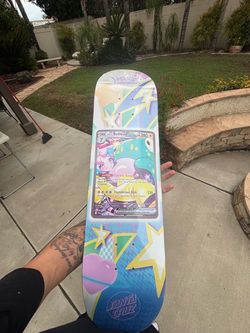 Santa Cruz Pokémon Bellibolt EX Skateboard Deck