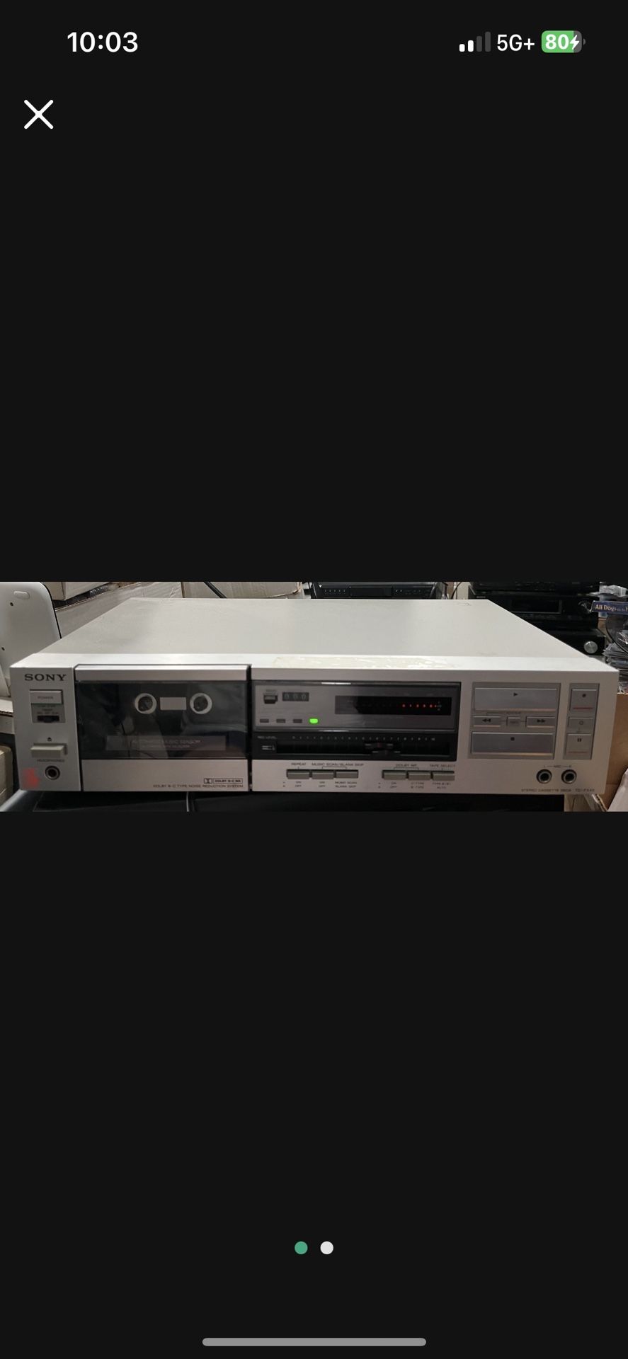 Lot of 3 repair needed Sony cassette tape deck stereo system dvd recorder 5 cd disc changer