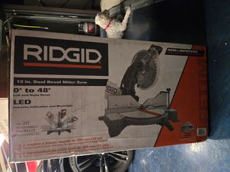 Ridgid miter saw new