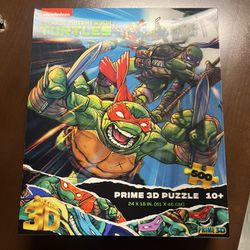 Teenage Mutant Ninja Turtles Prime 3D Puzzle 500 Pieces