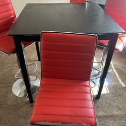 Pub Table And Bar Chairs