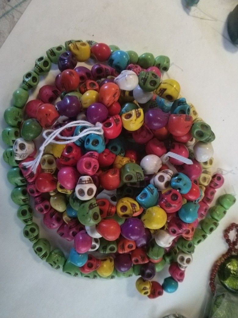 Semi Precious Skull Bracelets 10