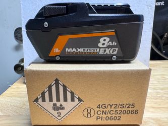 Ridgid 18V 8Ah Max Output EXP Battery