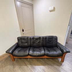 Vintage Ekornes Stressless Buckingham 3- Seater Low Back