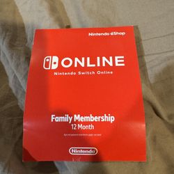 Nintendo Switch Family Membership 12 Months. This Is A Different Membership. It’s Family So You Add Up To Eight People On The Account.