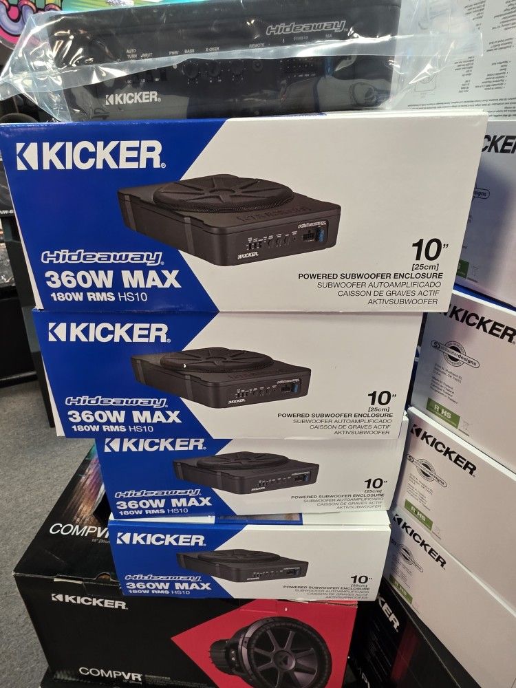 Kicker Hideway 10 Inch Powered Subwoofer