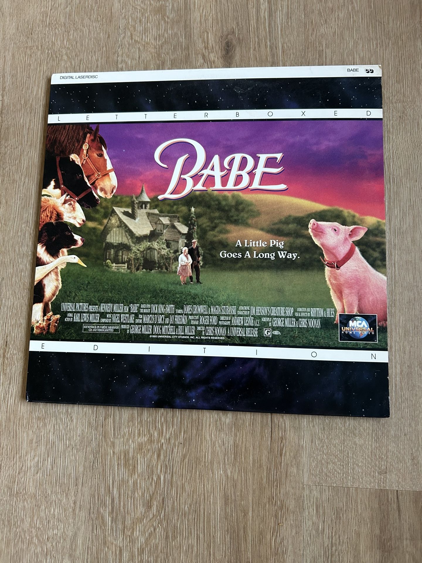 Babe Letterbox Edition Laserdisc LD - Laserdisc