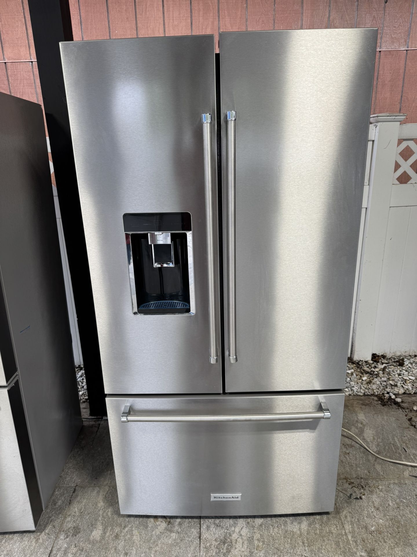 Kichen-aid Refrigerator 36 X 70 X 24 Almost New One Receipt For 90 Days Warranty