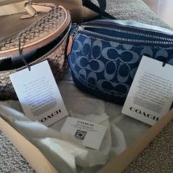 Two Coach Fanny Packs