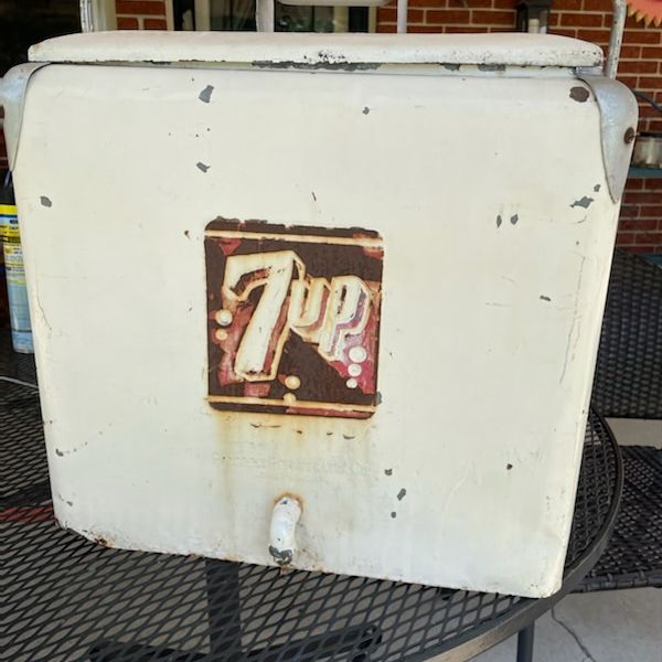 Vintage 1950s 7-up Cooler