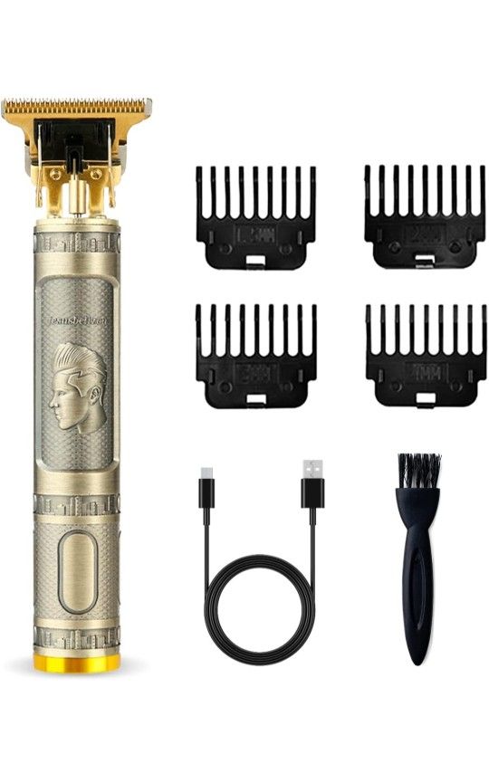 BRAND NEW IN BOX: MEN/WOMAN HAIR TRIMMER, BEARD TRIMMER/CLIPPERS, MANSCAPING, 4 GUIDES (TO: 0 Length) CHARGE CABLE, PERFECT REVIEWS