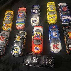 Lot Of 11 1/24 Scale Vintage (1998) Racing Champions Model Card