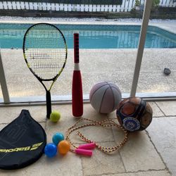 Sporting Goods $10 Tennis Baseball Basketball Soccer