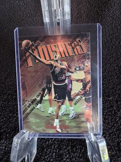 MICHAEL JORDAN BASKETBALL CARD TOPPS FINEST 1997/98