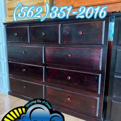 Nine Drawer Dresser Cherry Cajonera Comoda Nueva Bonita 