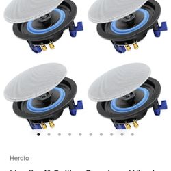 Herdio 4" Bluetooth In-Ceiling Speaker