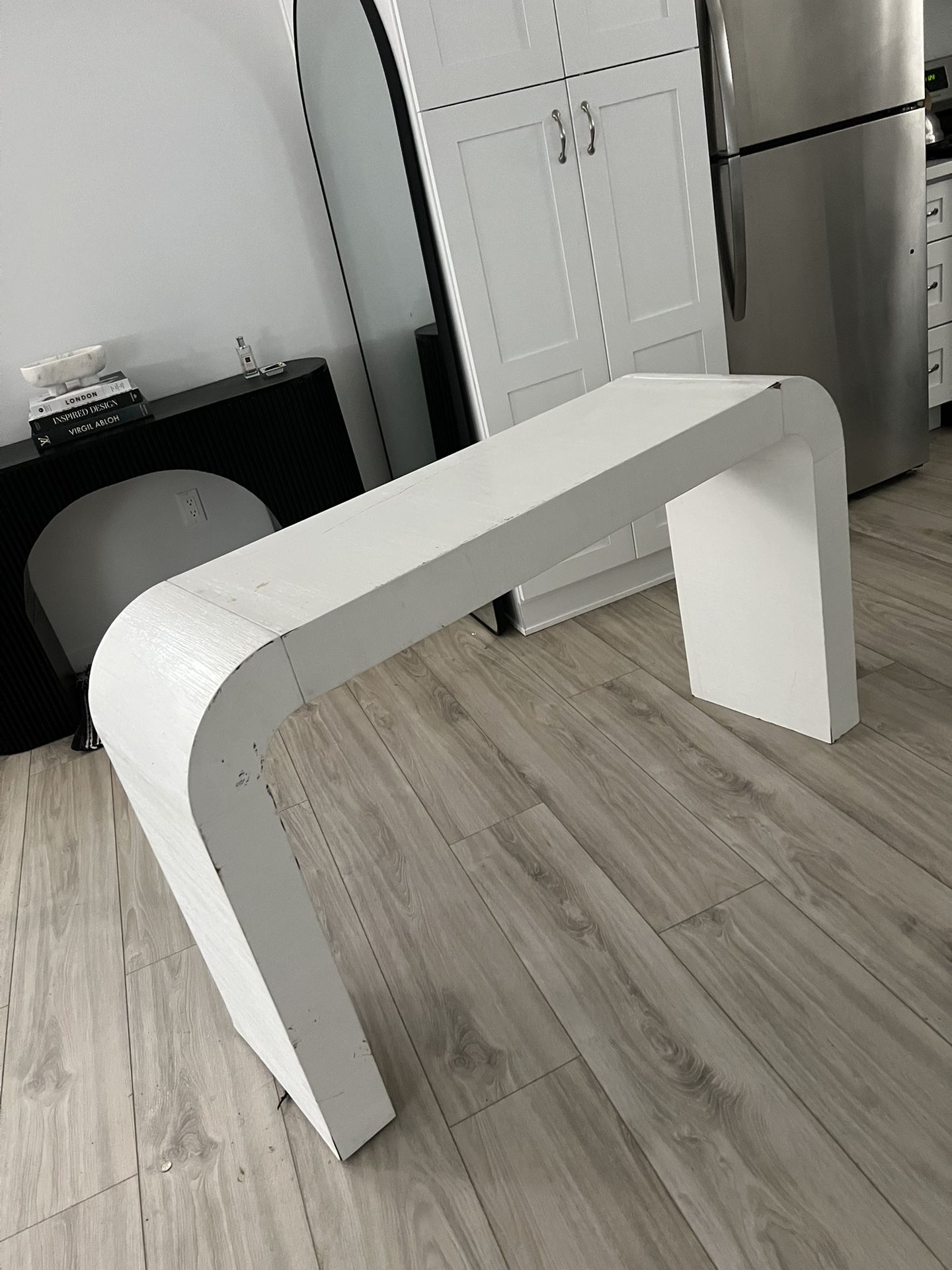 Living Spaces Curved Console