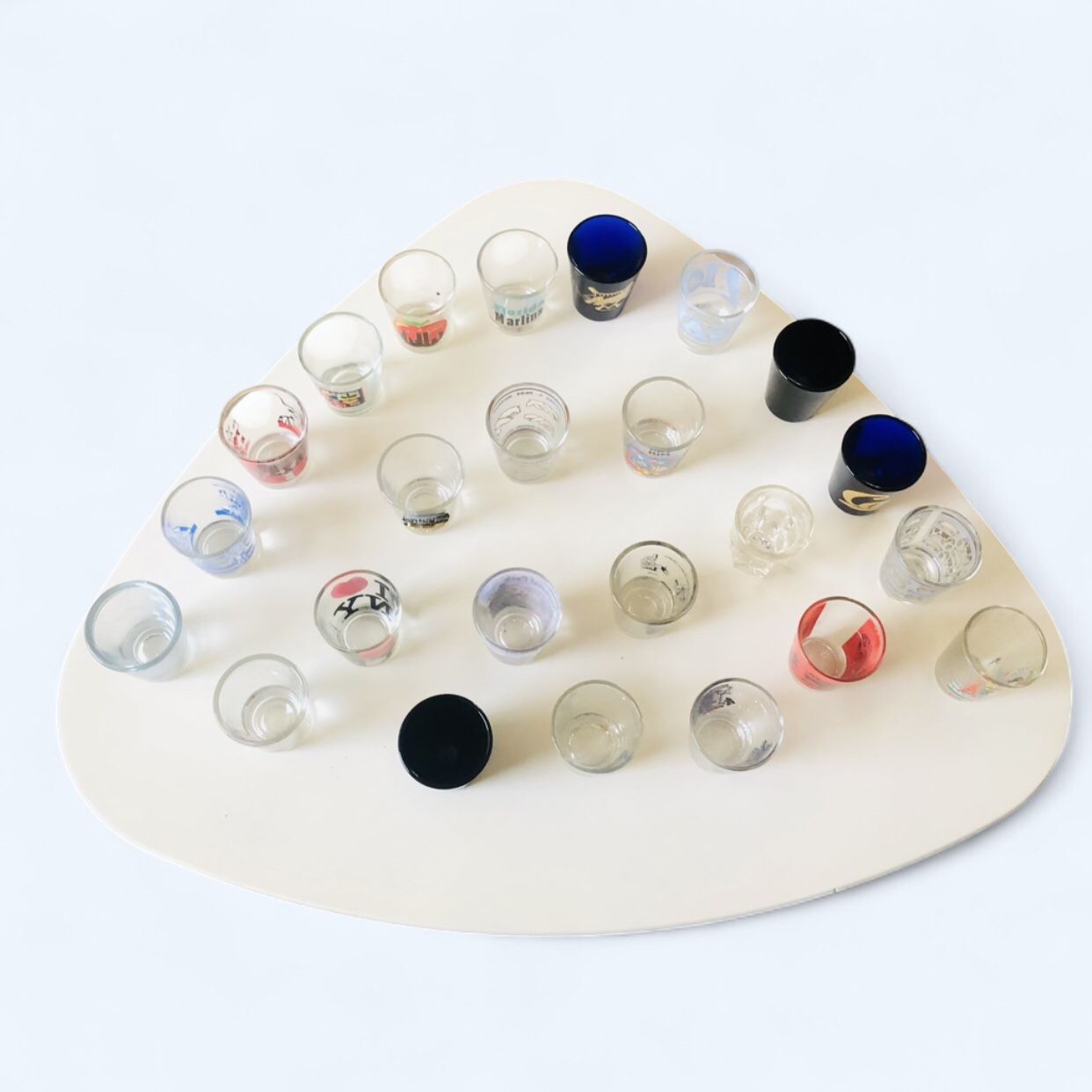 Collection of 37 souvenir shot glasses 25% off 