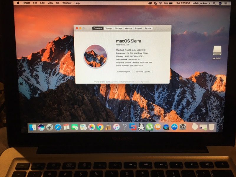 MacBook Pro 13inch Mid 2010