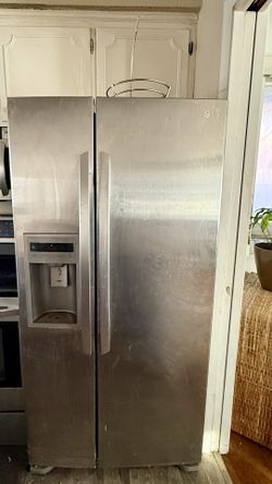 Stainless Steel Refrigerator And Stove 