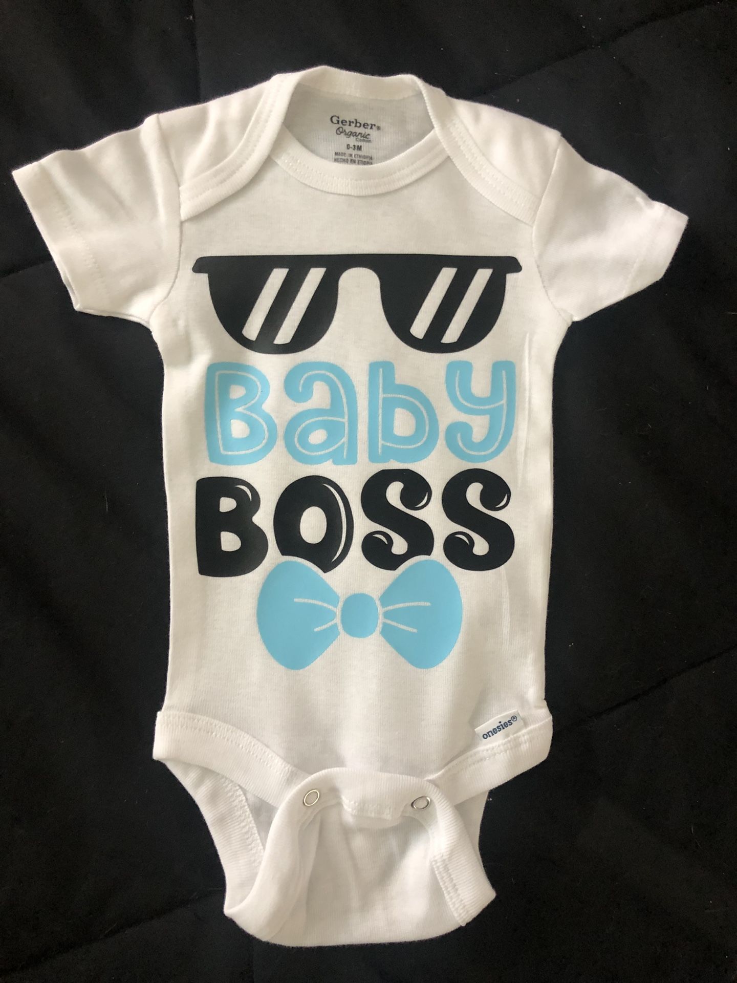 Baby boss custom onesie