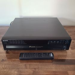 Sony CDP-CE375 5-Disc Carousel CD Changer sold AS-IS for parts or repair only