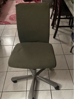 Olive / forest green office chair
