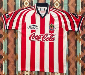 VTG Atletica Club Deportivo Chivas  de Guadalajara 1998/1999 Jersey  Men’s Large