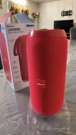 2boom: jammin wireless portable speaker (RED🔴)