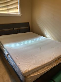 Free bed frame + mattress and topper