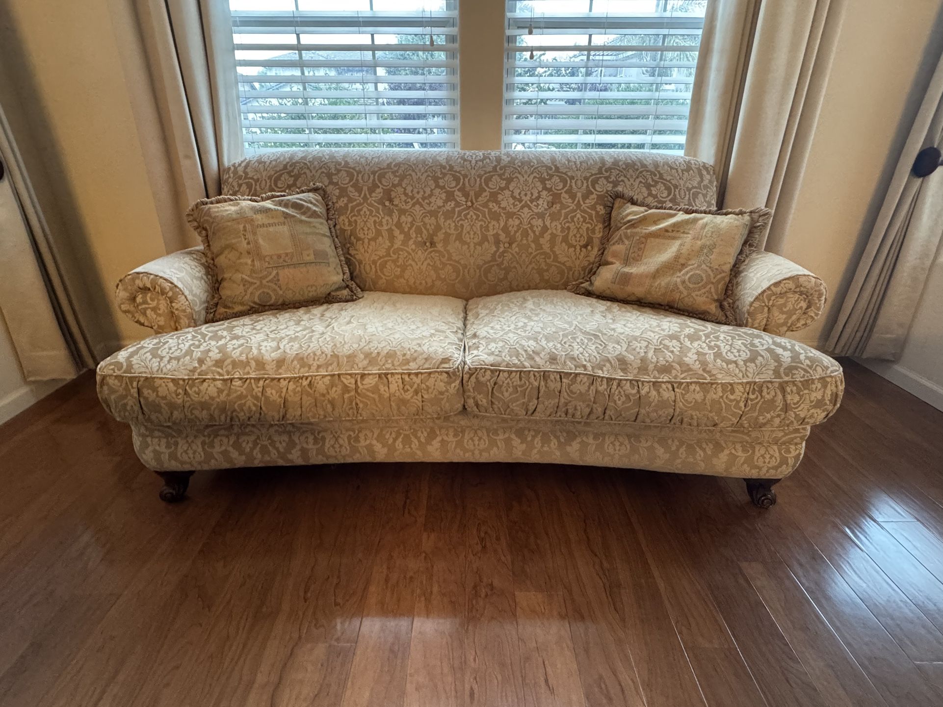 Living Room Feather Couch - Hardly Used