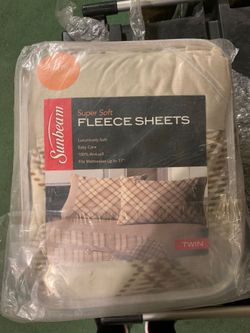 Twin Fleece Sheets