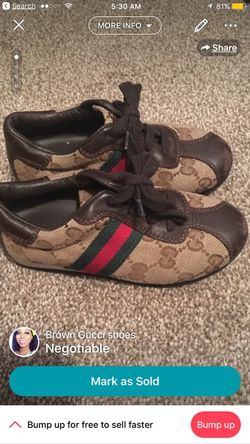 Authentic Gucci shoes child size 26