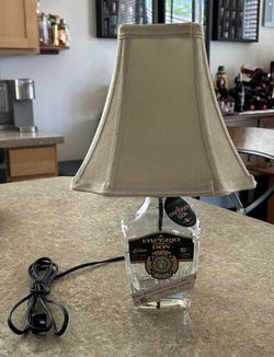 Imperio Del Don Extra Anejo Tequila Bottle Lamp