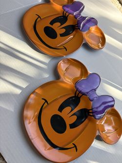 Halloween Minnie Mouse Plates
