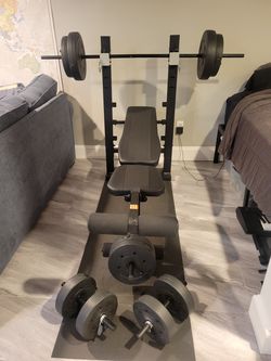 Bench press workout set
