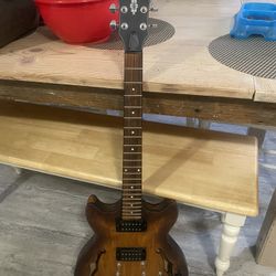 Ibanez AM73B-TF Artcore Semi-Hollow Electric Guitar am73b-tf-12-05 Great condition missing one tuning post/peg and strings  Pick up only located in Or