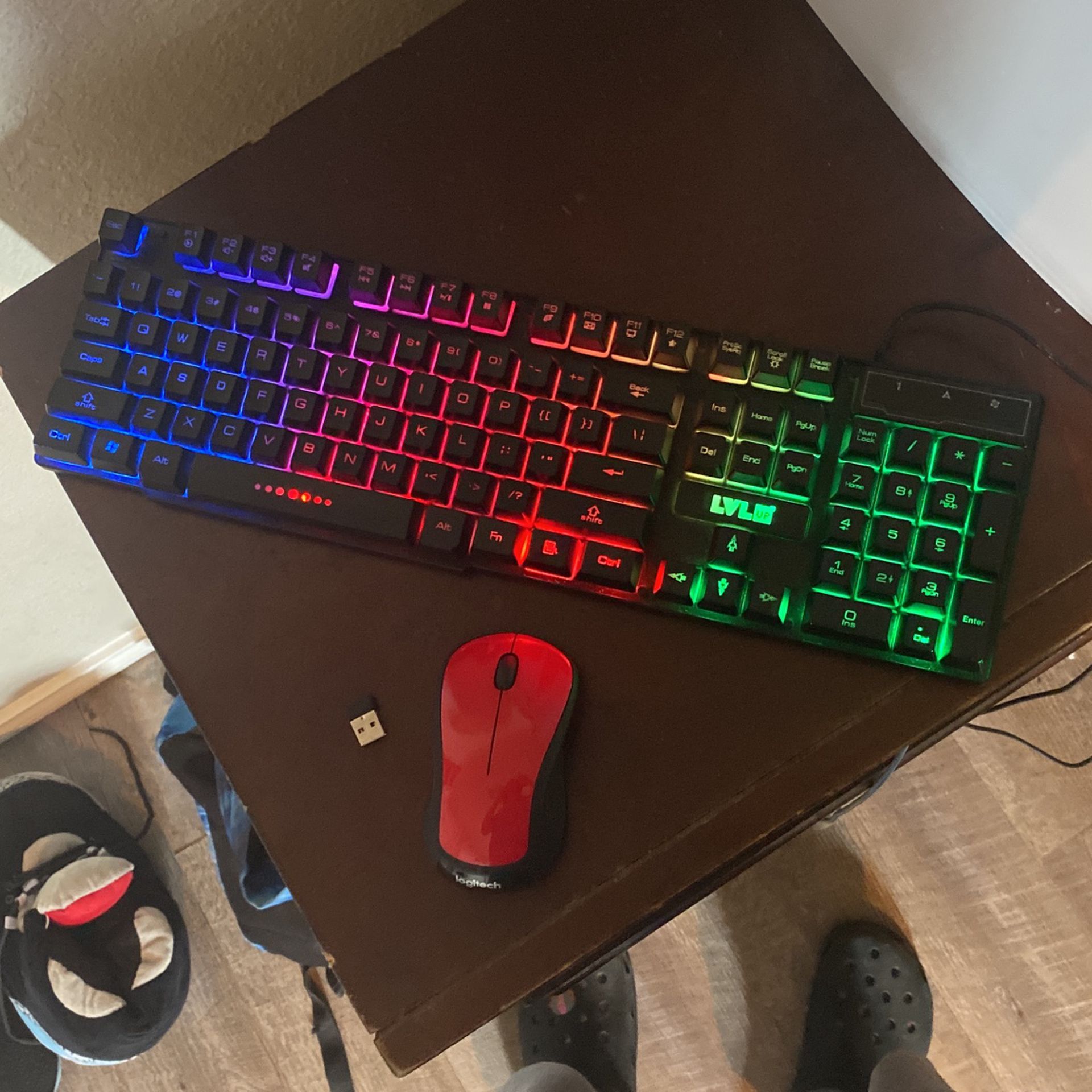 Logitech Mouse And Gaming Keyboard