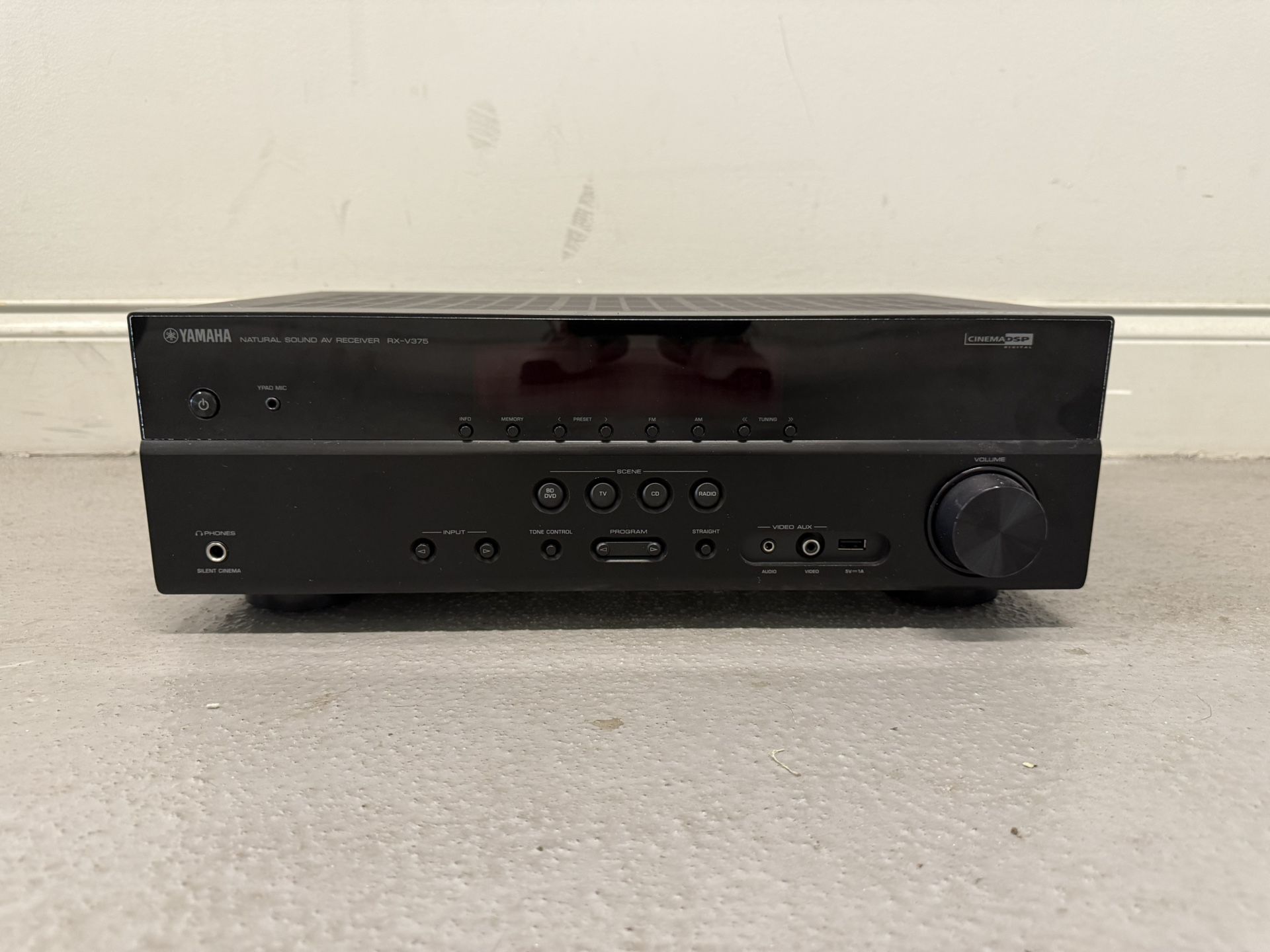 YAMA RX-V375 5.1 Channel 100 Watt A/V Receiver, Remote HDMI (Good condition) PICK IP IN CORNELIUS